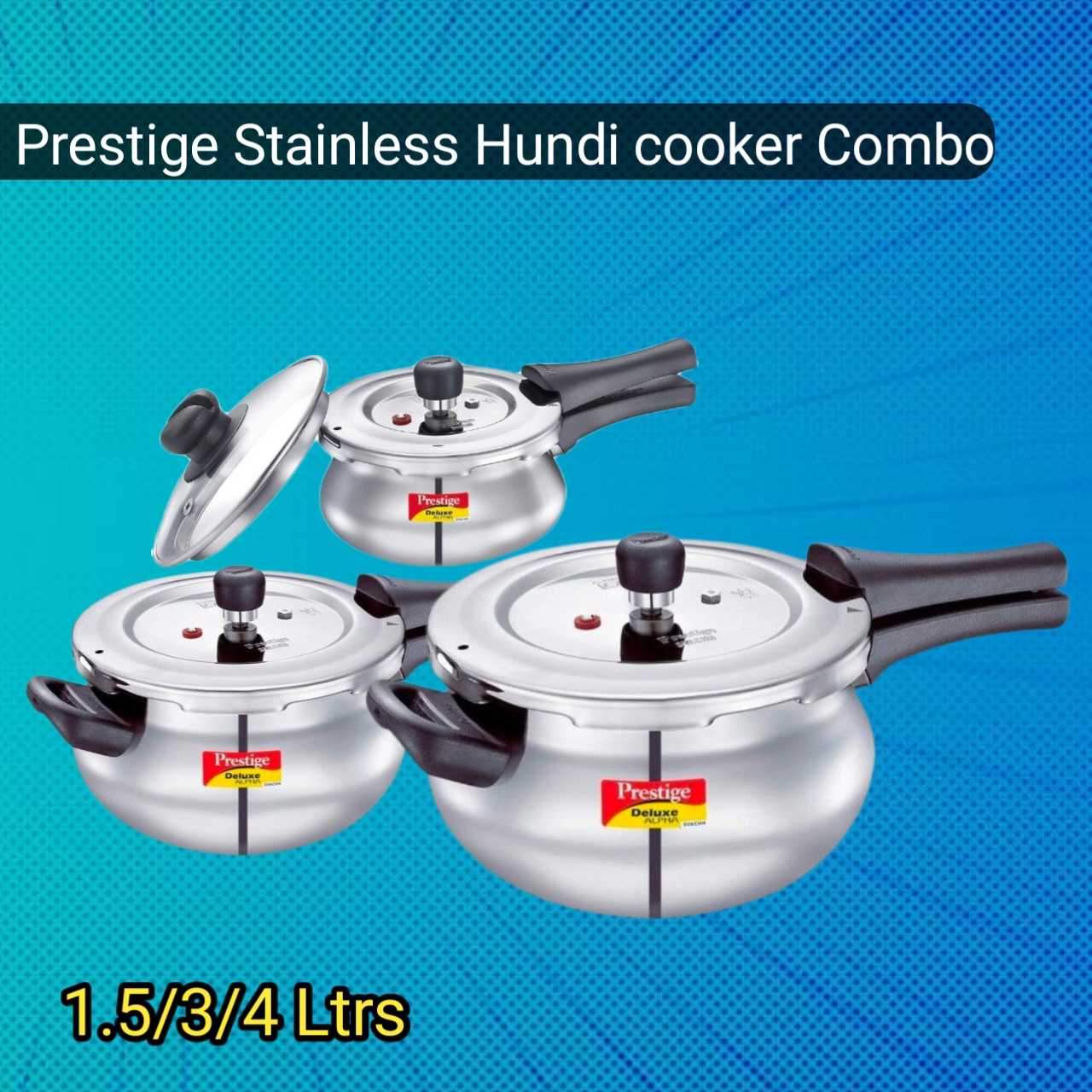 Prestige pressure cooker combo set sale