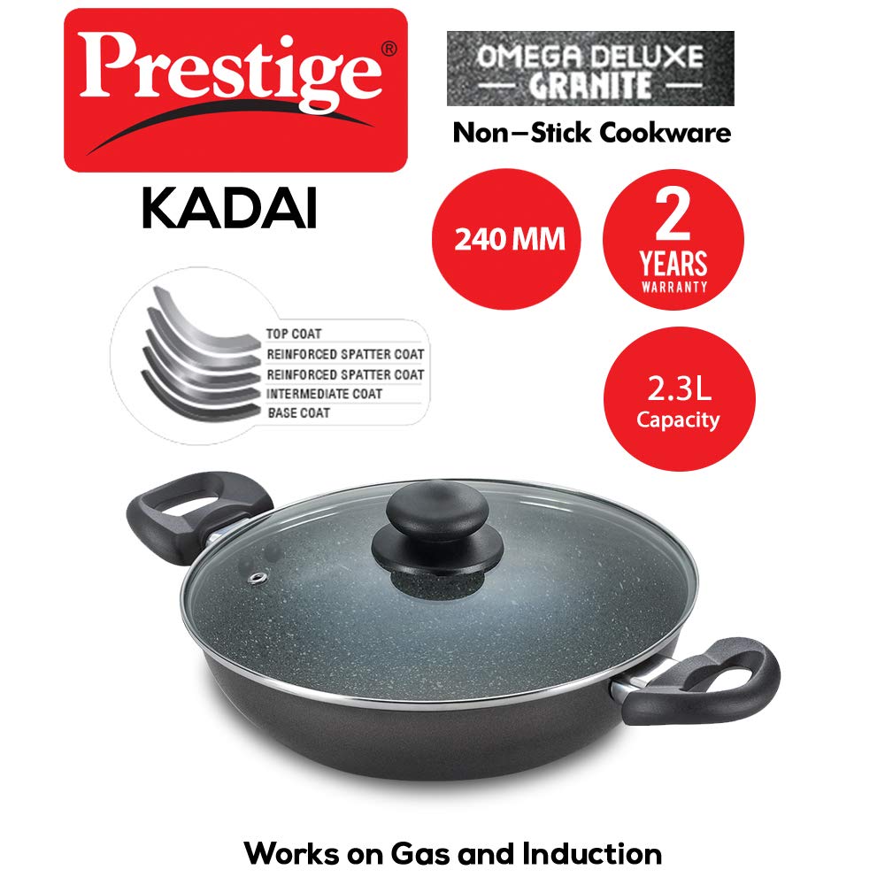 Prestige Deluxe Granite Kadai