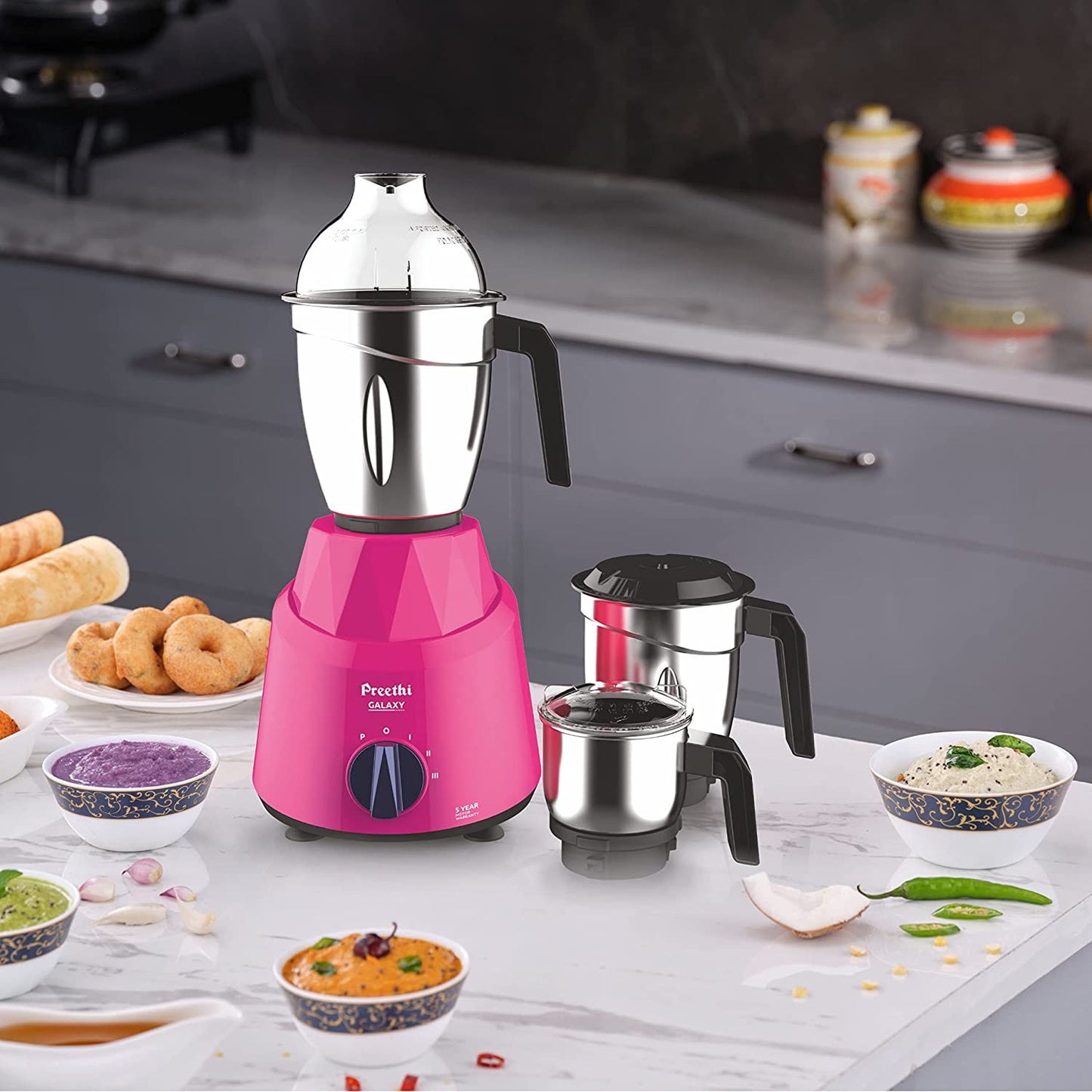 Preethi Galaxy Mixer Grinder 750 Watts