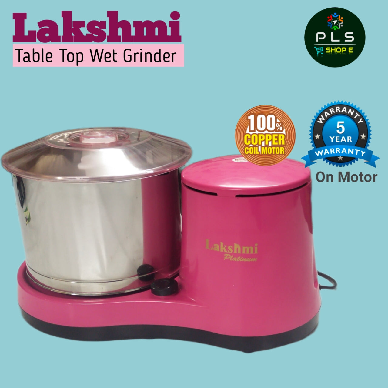 Lakshmi Table Top Wet Grinder 2Litres