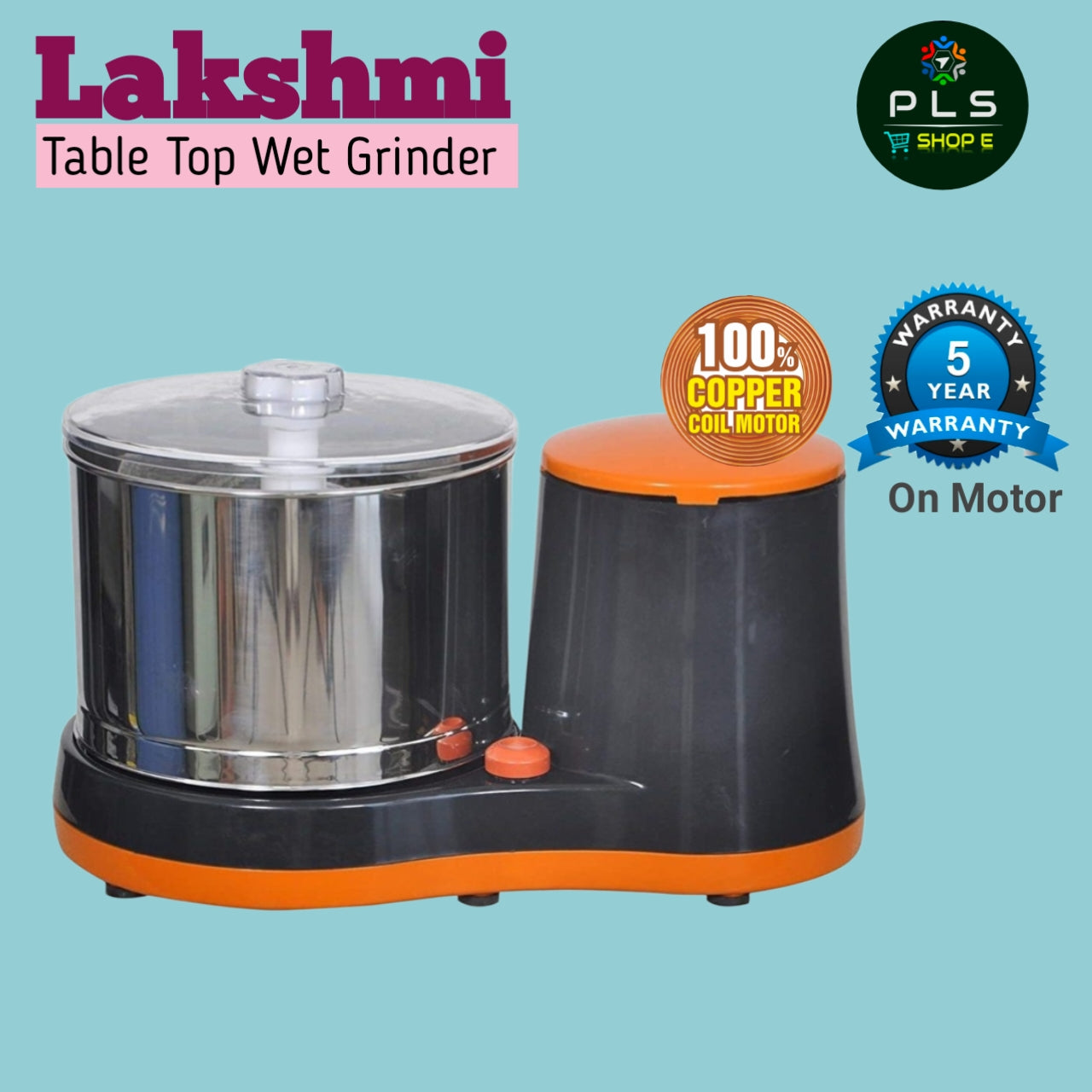 Lakshmi Table Top Wet Grinder 2Litres