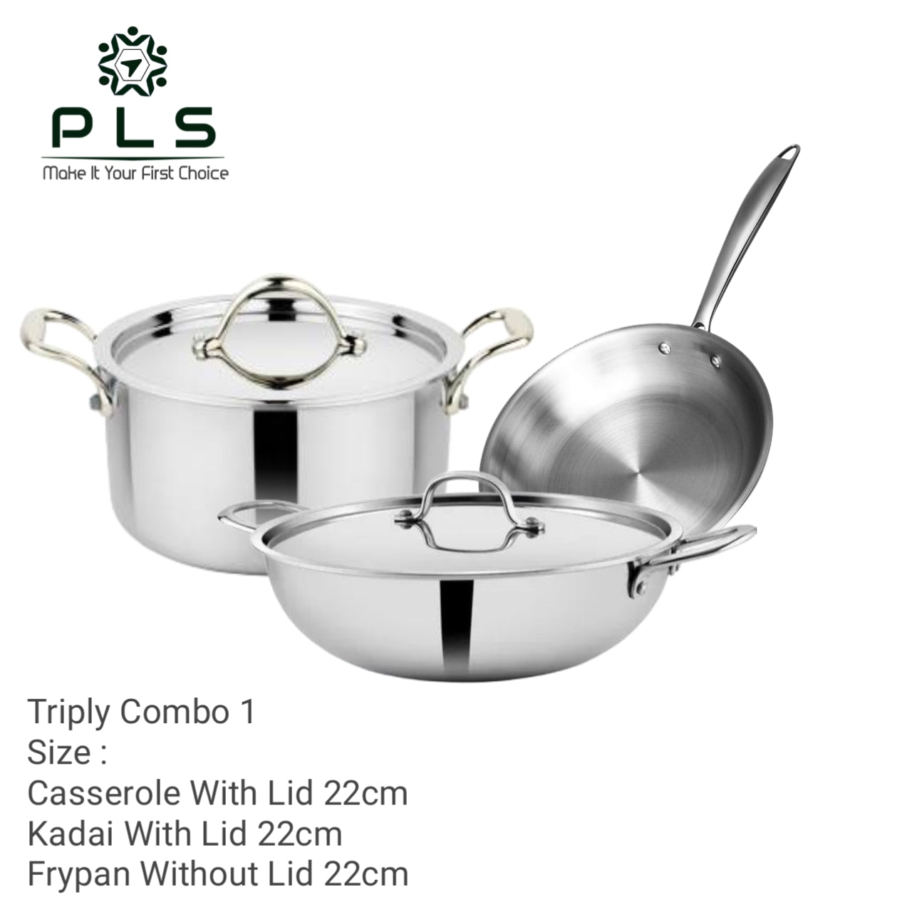 PLS Triply Cookware Combo