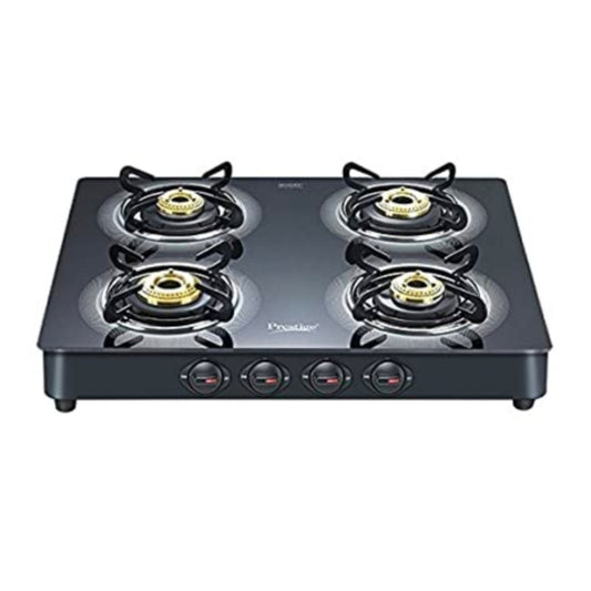 Prestige Royale Plus 4b Schott Glass Top Gas Stove