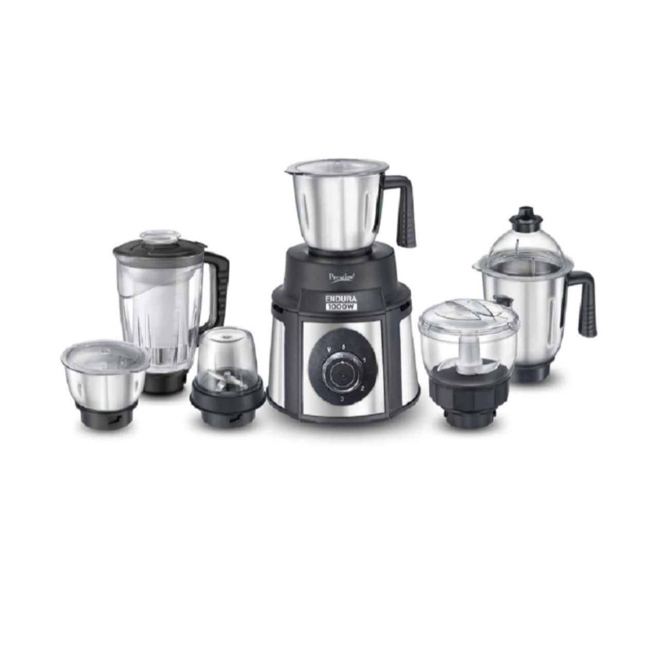 Prestige Endura 1000 Watts Mixer Grinder, 6 Jars