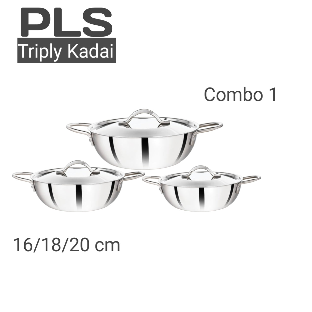 PLS Triply Kadai Combo Pack