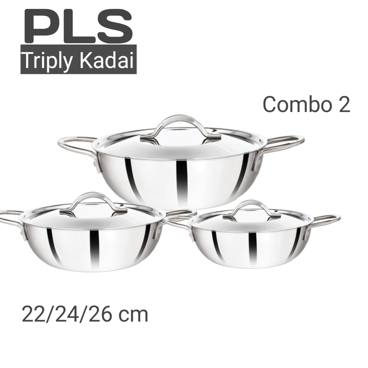 PLS Triply Kadai Combo Pack