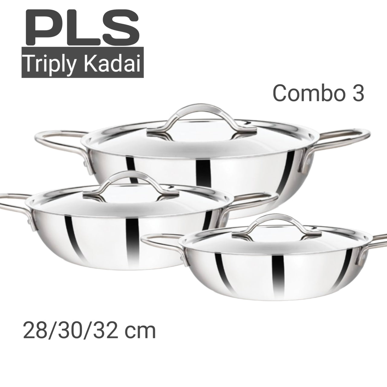 PLS Triply Kadai Combo Pack