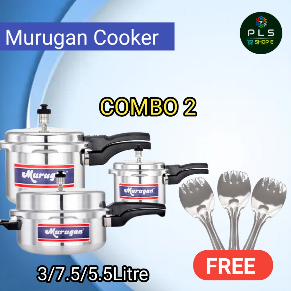 Murugan Aluminium Cooker Combo 2