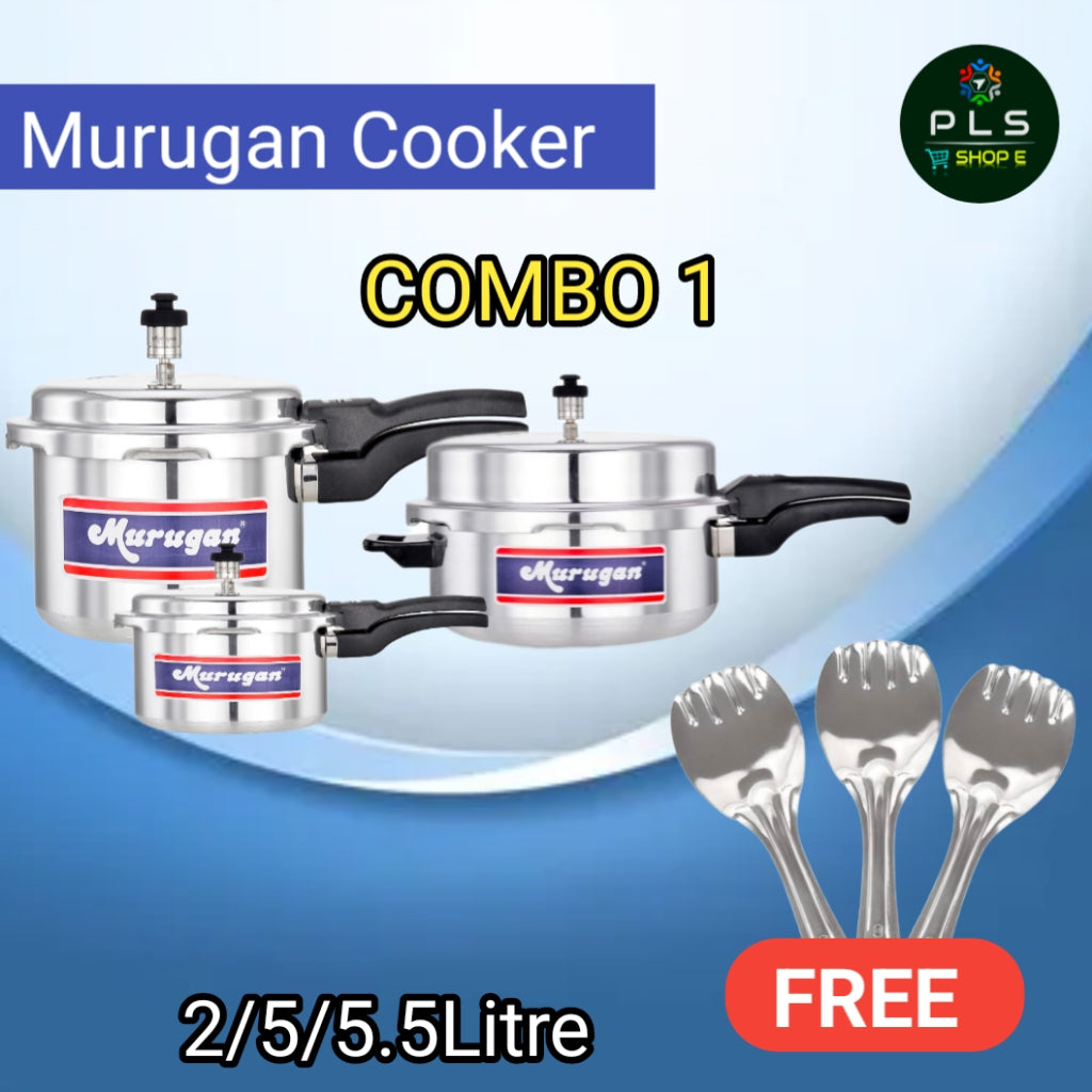 Murugan Aluminium Cooker Combo 1