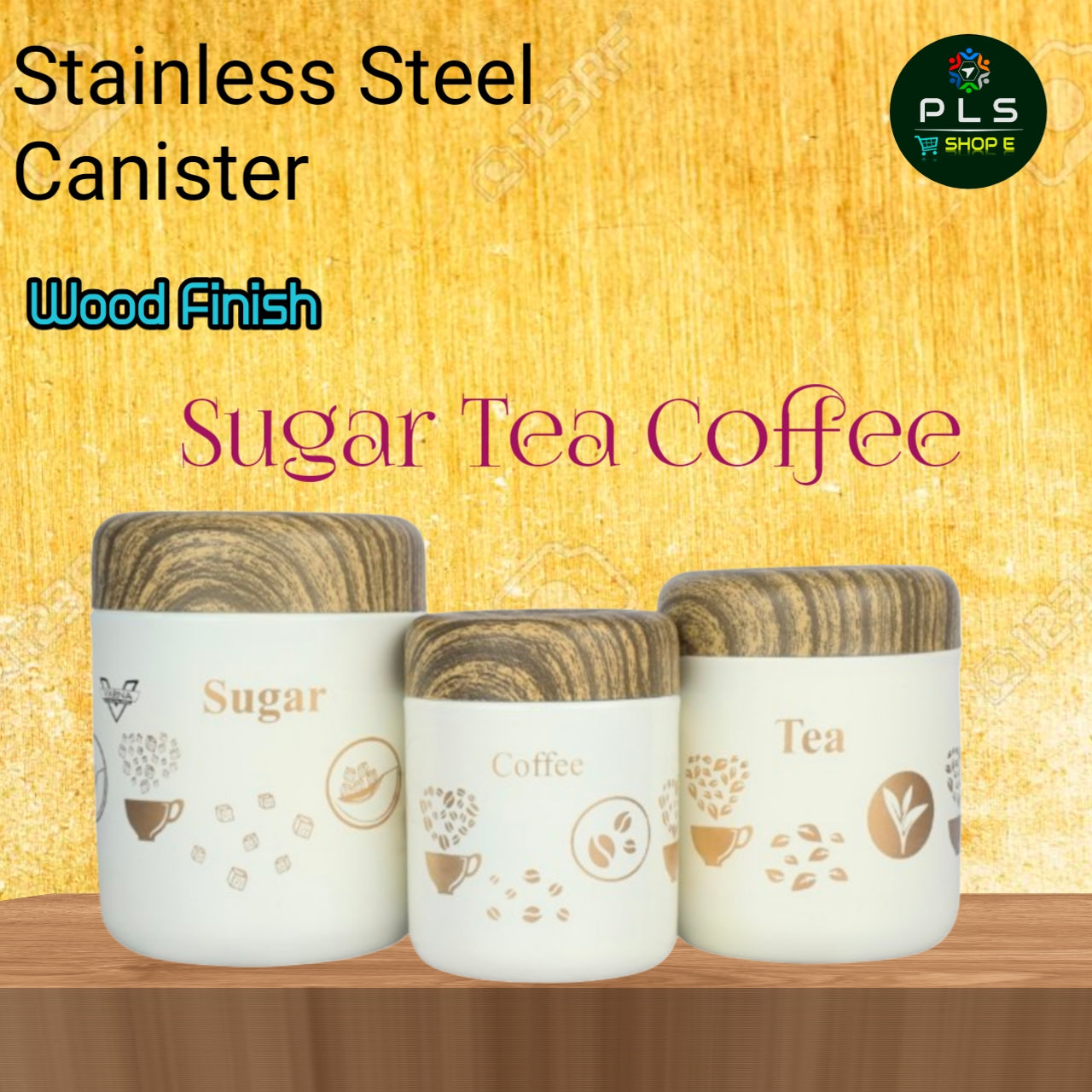 Tea Coffee & Sugar Canisters