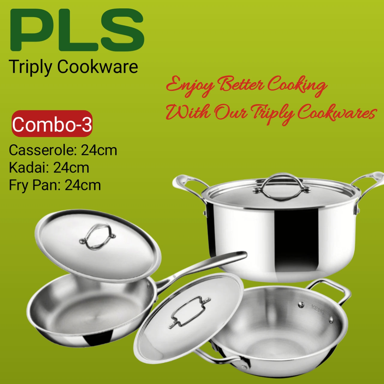 PLS Triply Cookware Combo