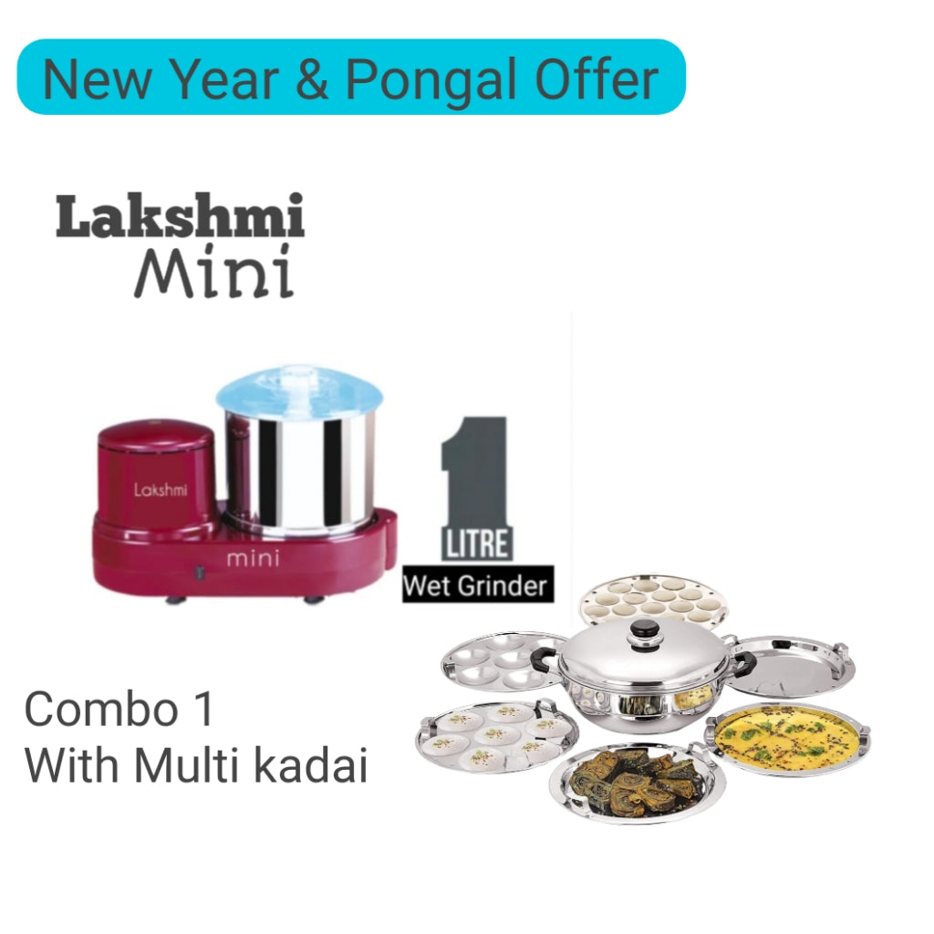 Lakshmi Mini Wet Grinder 1 L Grinder New Year & Pongal Offer