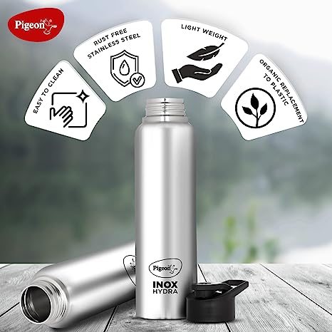 Pigeon Stainless Steel  Inox Hydra Water Bottle 900ml