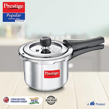 Prestige Popular Svachh Stainless Steel Cooker 5L