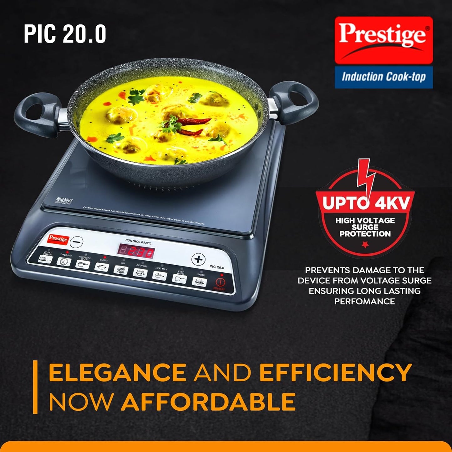 Prestige Pic 20 Neo Induction With 6 in 1 Multi Kadai