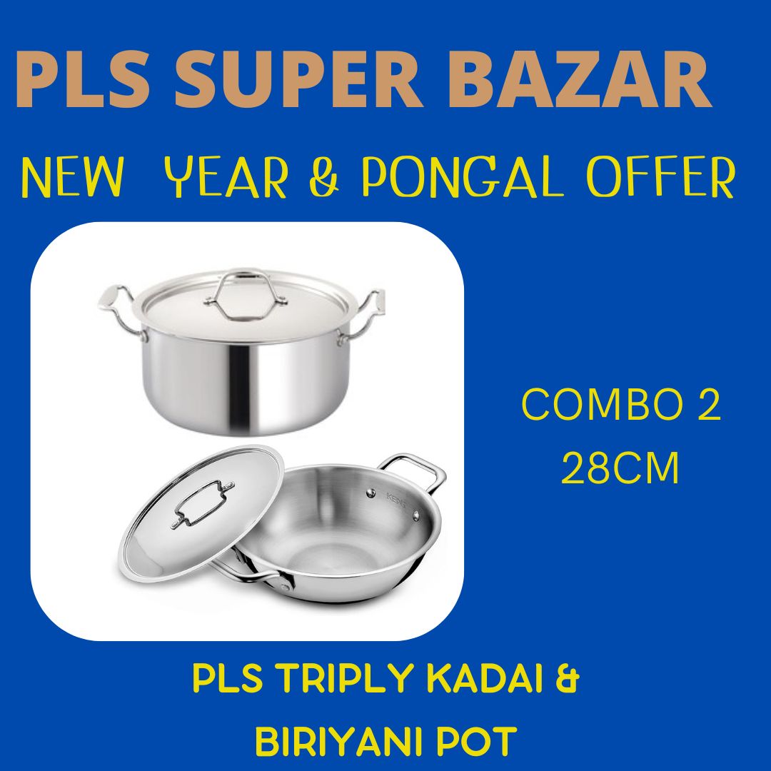 PLS Triply Kadai & Biriyani Pot New Year & Pongal Offer