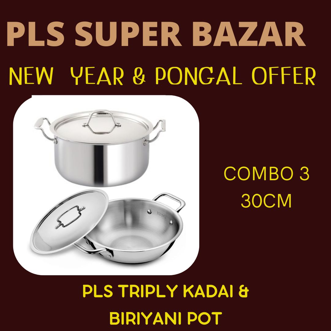 PLS Triply Kadai & Biriyani Pot New Year & Pongal Offer