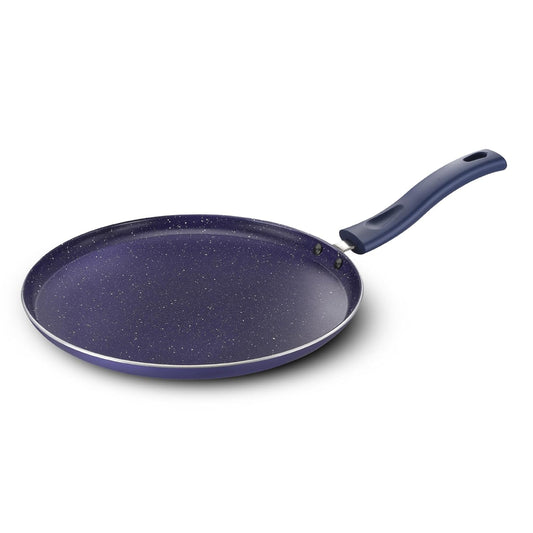 Prestige Ceraglide Ceramic Coated 25cm Non-Stick Omni tawa | Consumes Less Oil | Preferred for High Heating & Even Heating | Stain-Resistant | Gas & Induction Compatible