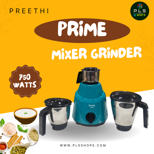 Preethi Prime Mixer Grinder, 750watts