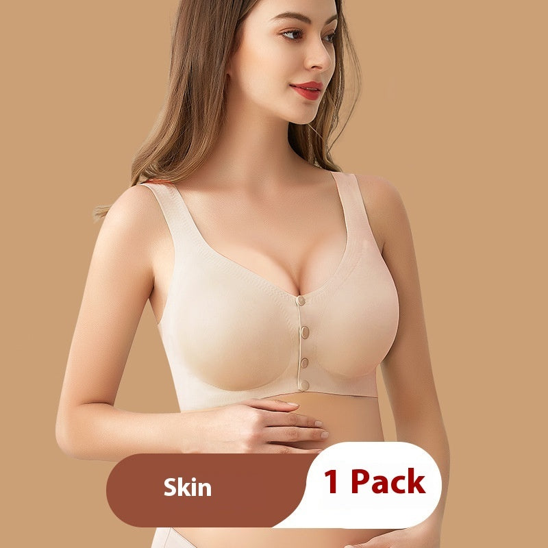 Pregnant Women's Wireless Wide Shoulder Strap Vest Nursing Bra