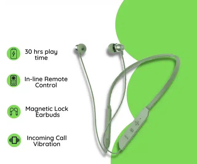 boAt Wireless Bluetooth Neckbands (Green)