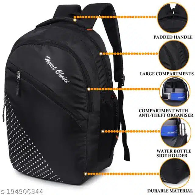 Backpack for Men & Women (Black)