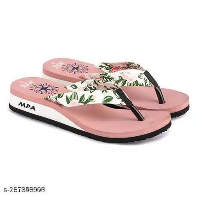 Flipflops for Women (Pink, 5)