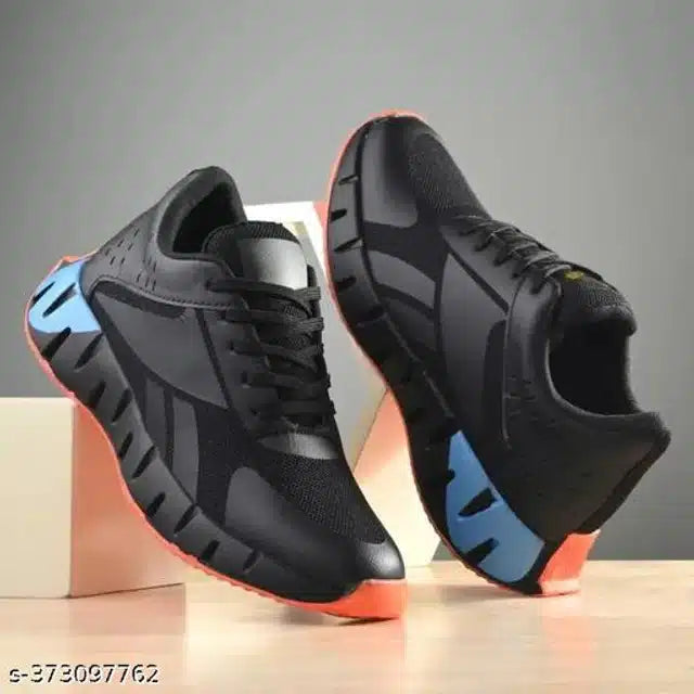 Casual Shoes for Men (Black, 6)