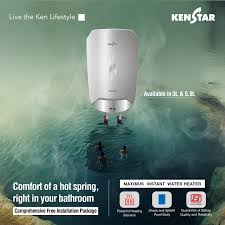 kenstar Maximus Instant Water Heater Available in 3 & 5.9 L I Free Installation