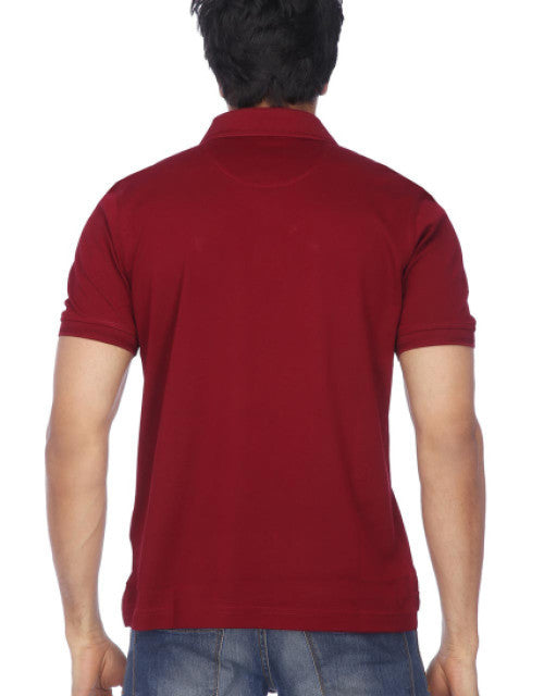 Cotton blend polo collar  men's tshirt .