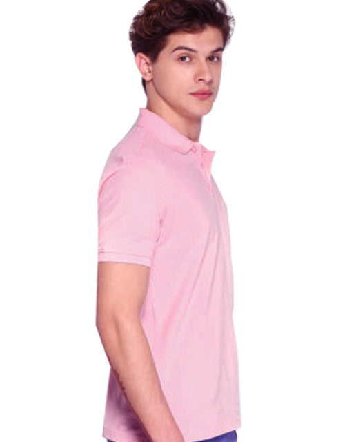 Cotton blend polo collar  men's tshirt .