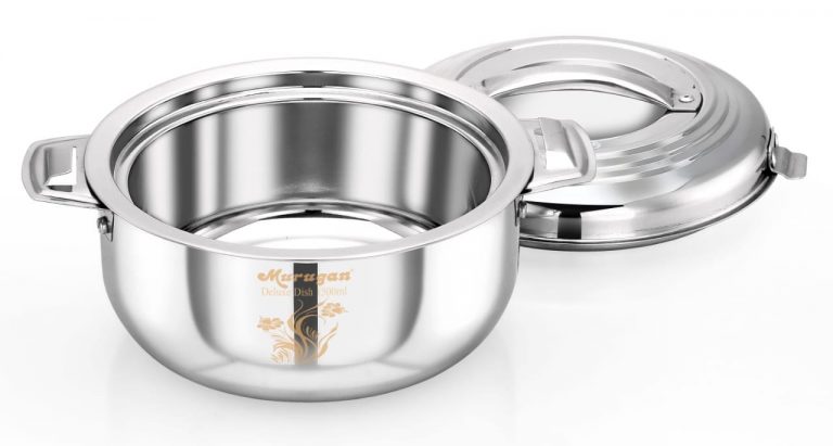 Murugan Deluxe Dish Hot Casserole Stainless Steel