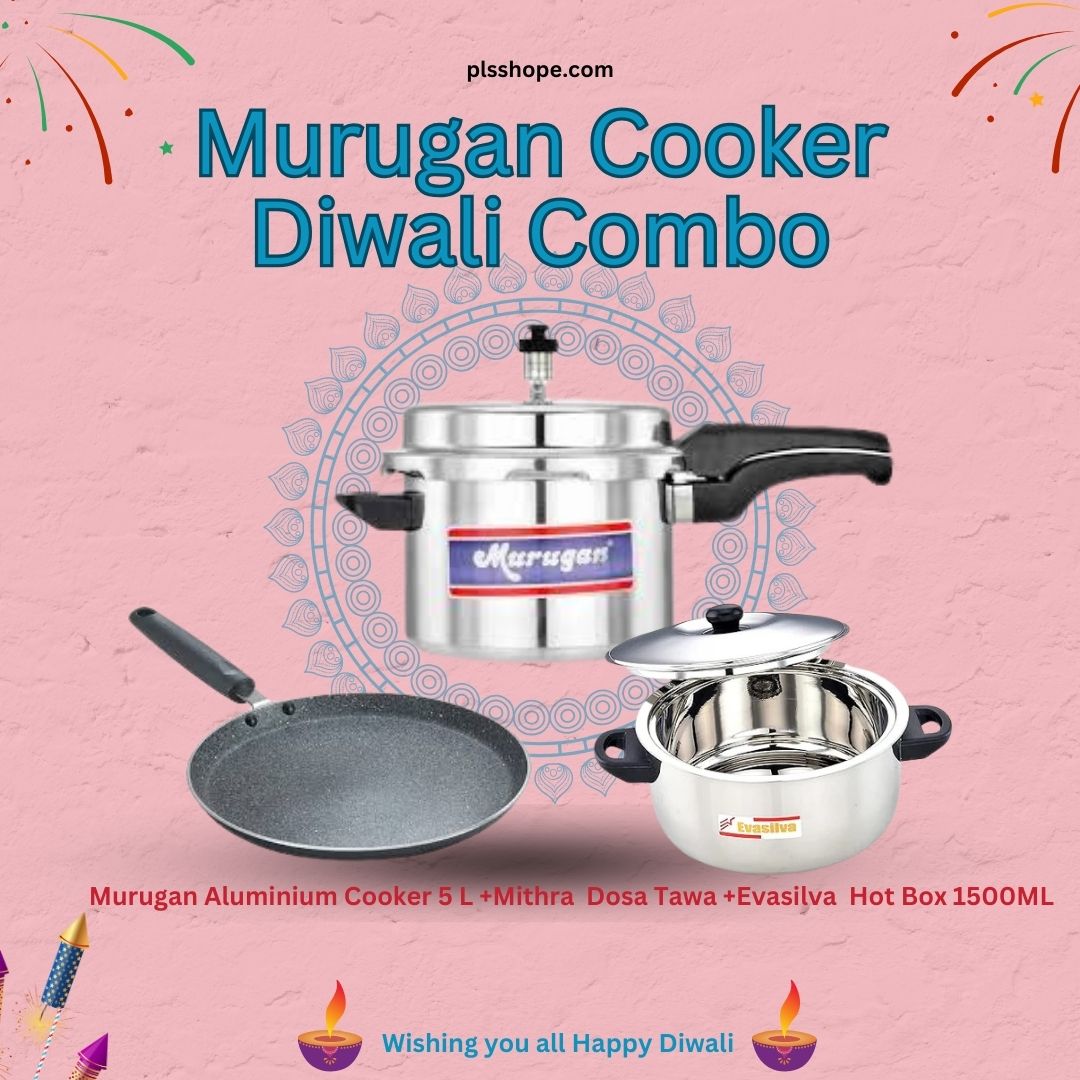 Murugan Aluminium Cooker 5 L Diwali Combo 2024