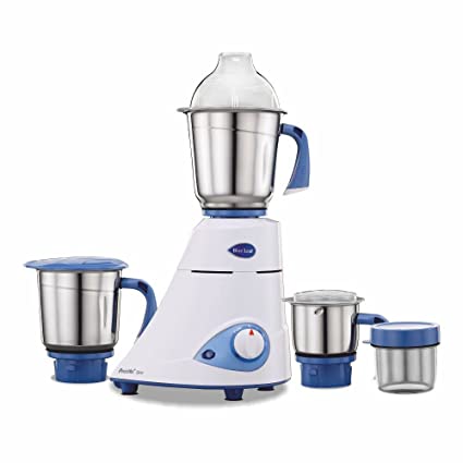 Preethi Blue Leaf Silver Mixer Grinder 600 Watts