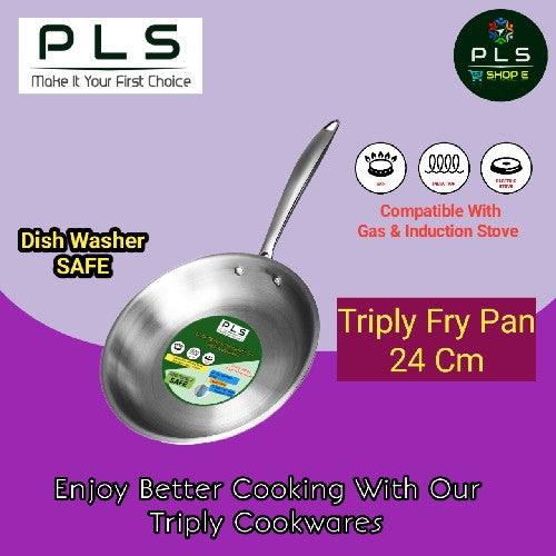 PLS Triply Fry Pan With Induction Base